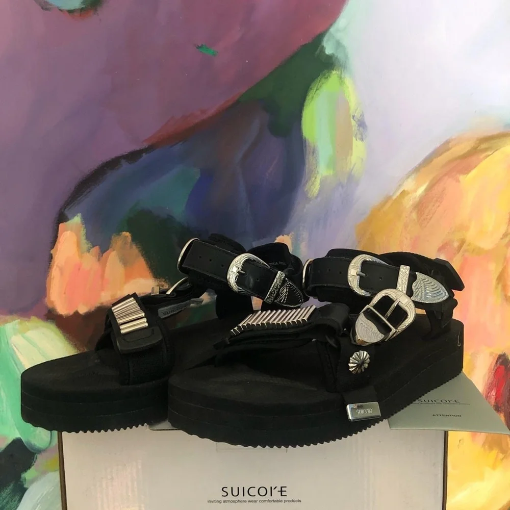 TOGA X SUICOKE - NIB Depa 2TOG2 Studded Sandal - Picture 1 of 4